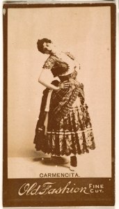 Carmencita, from the Actresses series (N664) promoting Old Fashion Fine Cut Tobacco MET DPB869776