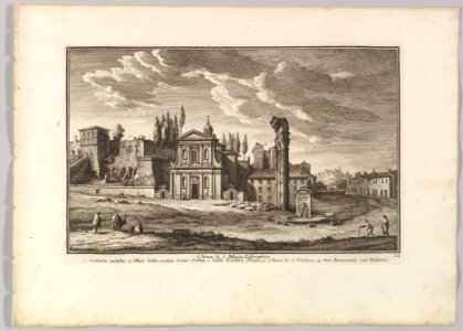 Chiesa di S. Maria Liberatrice, Plate 54 from Raccolta Delle Più Belle Veduta Antiche, E Moderne Di Roma... MET DP820357