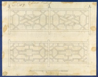 Chinese Railing, from Chippendale Drawings, Vol. II MET DP118253