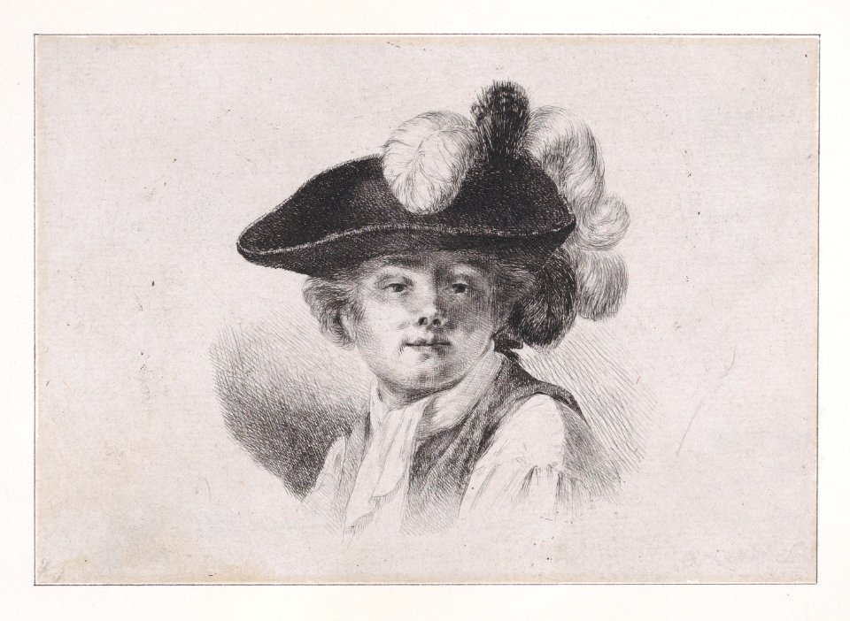 Bust Portrait of Man in a Plumed Hat Met DP890235