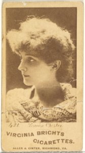 Card 421, Louise Chester, from the Actors and Actresses series (N45, Type 1) for Virginia Brights Cigarettes MET DP829367