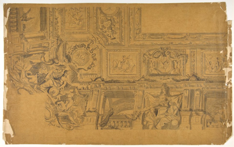 Ceiling and Cove Designs, Hôtel Rothschild, Vienna MET DP811098