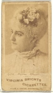 Card 426, Marion Elmore, from the Actors and Actresses series (N45, Type 1) for Virginia Brights Cigarettes MET DP829444