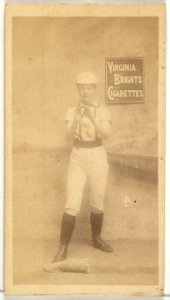 Card 4, from the Girl Baseball Players series (N48, Type 2) for Virginia Brights Cigarettes MET DP827380