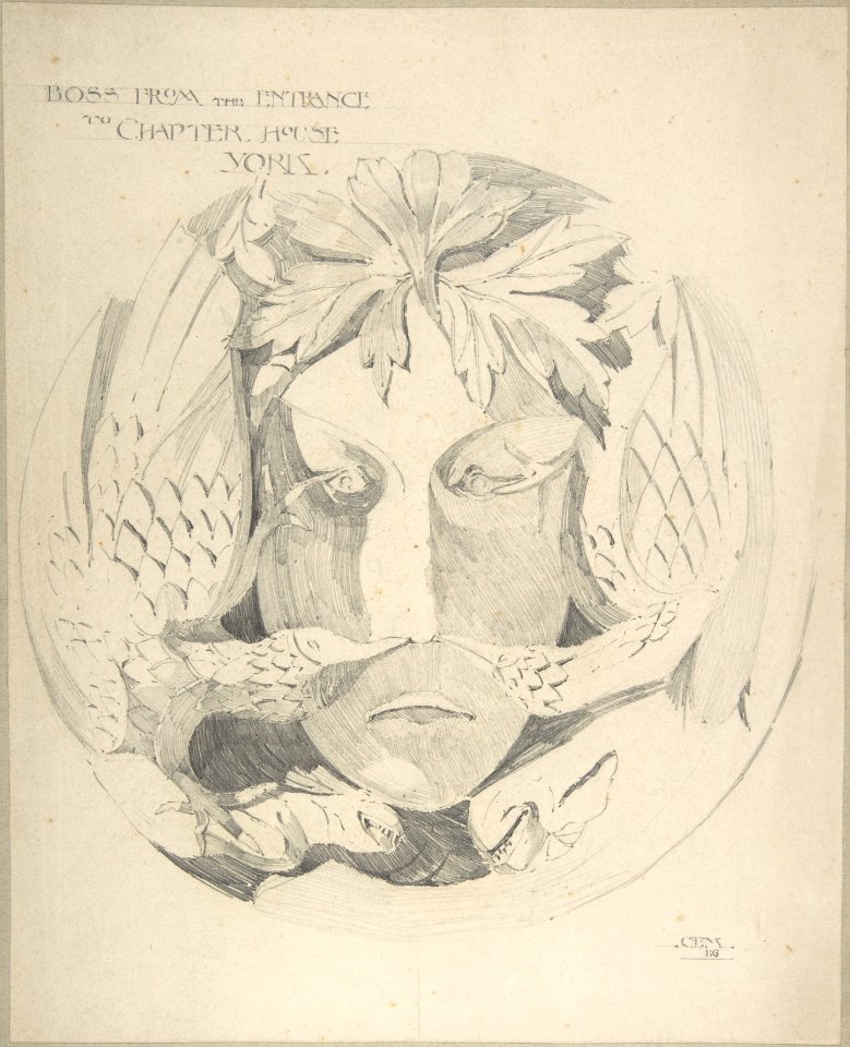 Boss from Chapter House, York MET DP804728