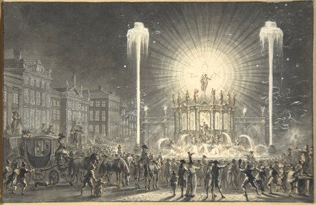 City Square with Fireworks MET DP800456