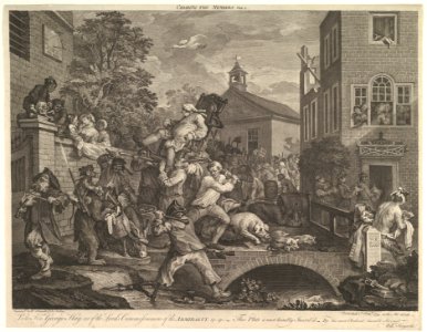 Chairing the Members, Plate IV- Four Prints of an Election MET DP827055