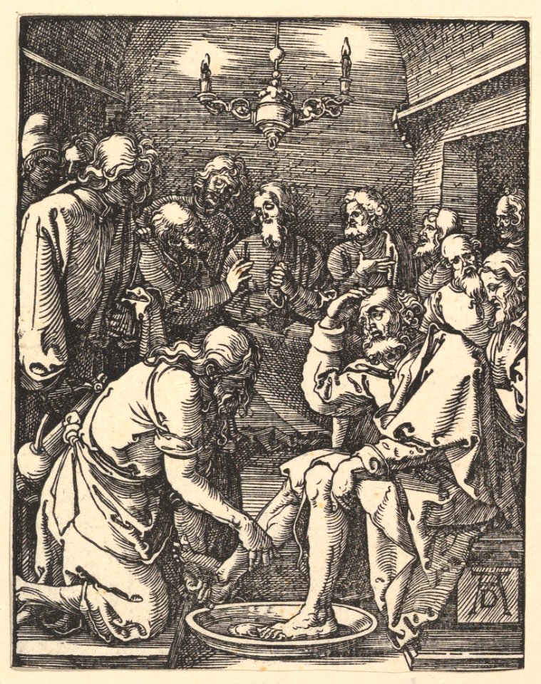 Christ Washing the Feet of the Disciples, from The Small Passion MET DP820427