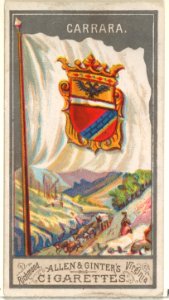 Carrara, from the City Flags series (N6) for Allen & Ginter Cigarettes Brands MET DP829238