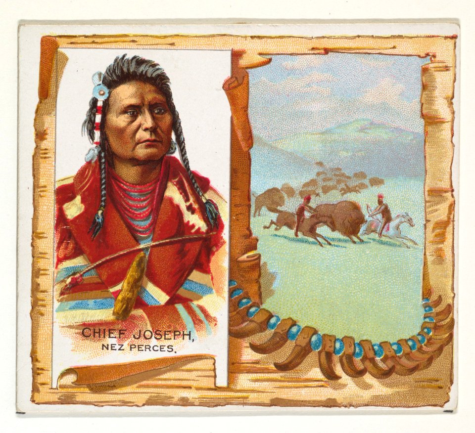 Chief Joseph, Nez Perces, from the American Indian Chiefs series (N36) for Allen & Ginter Cigarettes MET DP838933