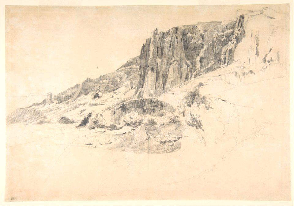Cliffs of Malbec at Mont-Dore, the Auvergne MET DP812088