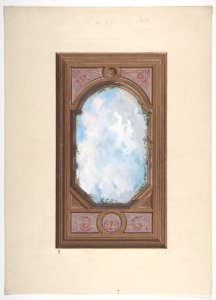 Ceiling design for Salon d'Entrée, Hôtel de Monsieur de Juigne, Paris, 1867 MET DP806938