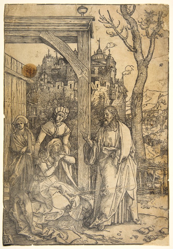 Christ Taking Leave of His Mother, from The Life of the Virgin (copy) MET DP816285