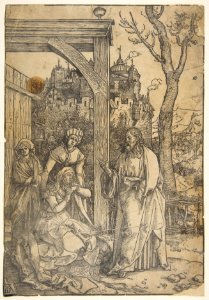 Christ Taking Leave of His Mother, from The Life of the Virgin (copy) MET DP816285