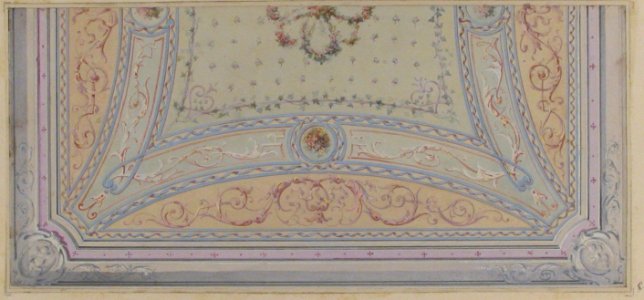 Ceiling design for a house on the rue Velezai MET 67.827.146