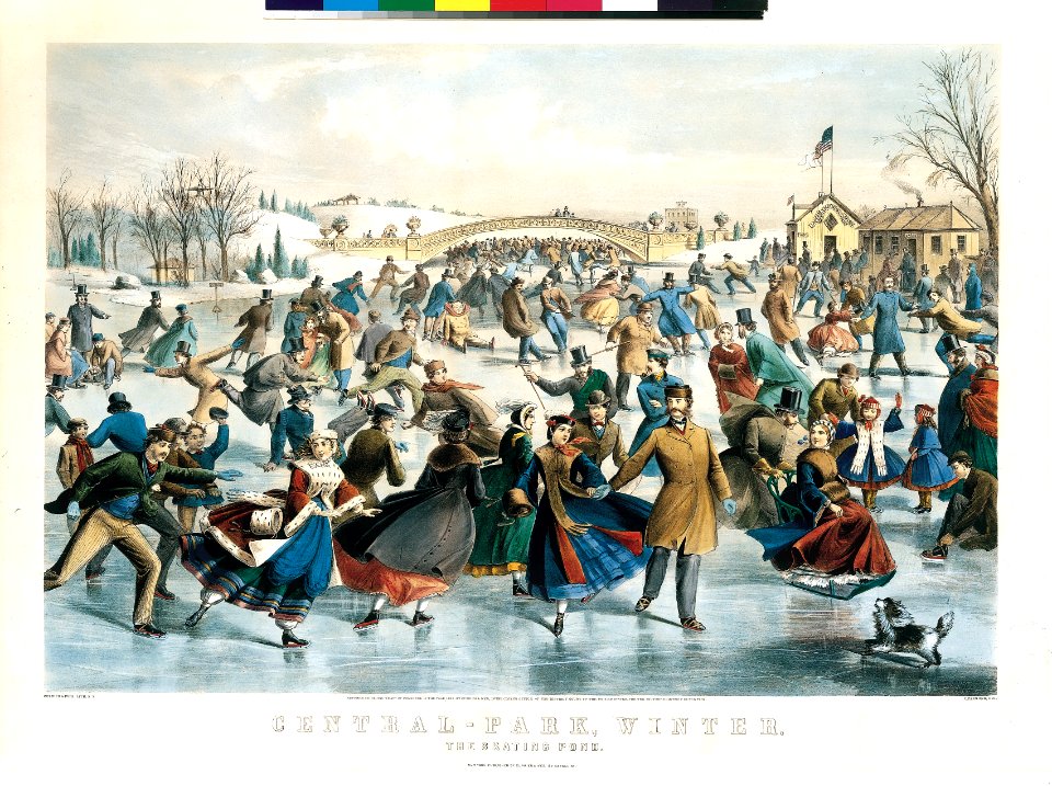 Central Park, Winter – The Skating Pond MET 49J 146R4