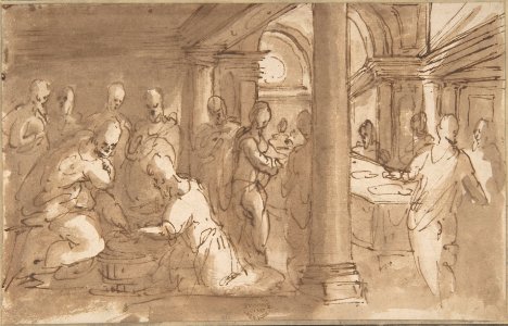 Christ Washing the Feet of the Disciples MET DP802334