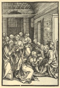 Christ Washing Saint Peter's Feet, from Speculum passionis domini nostri Ihesu Christi MET DP848951