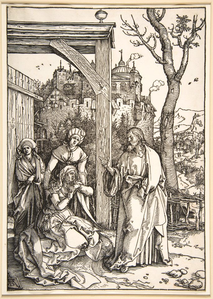 Christ Taking Leave of His Mother, from The Life of the Virgin MET DP816286