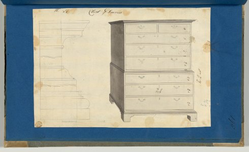 Chest of Drawers, from Chippendale Drawings, Vol. II MET DP-14176-081