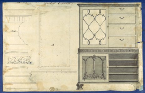 Chest of Drawers, from Chippendale Drawings, Vol. II MET DP118228