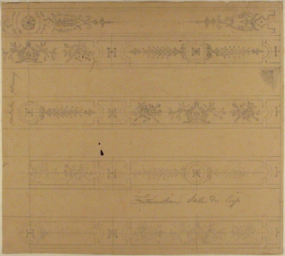 Ceiling Design for the "Salle des Cerfs", Fontainebleau MET 67.827.127