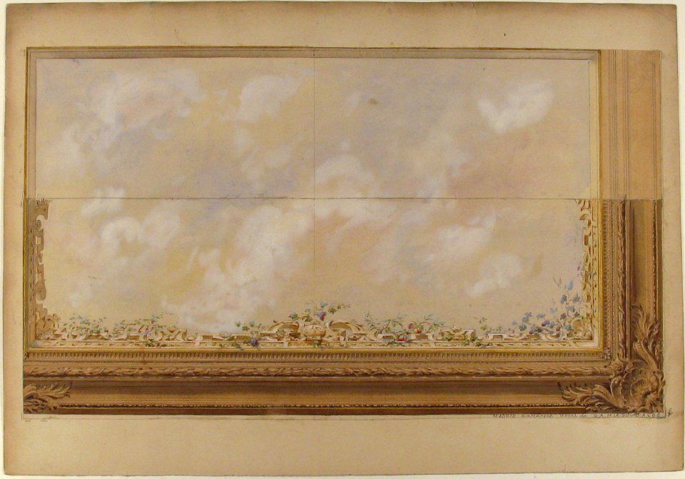 Ceiling Design for the Dining Room of the Duke d'Albe, Madrid MET 67.827.55