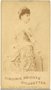 Card 342, Rose Coghlan, from the Actors and Actresses series (N45, Type 1) for Virginia Brights Cigarettes MET DP829377