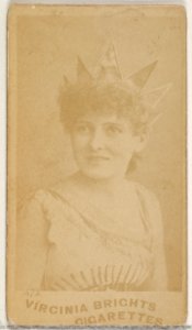 Card 673, from the Actors and Actresses series (N45, Type 5) for Virginia Brights Cigarettes MET DP830658