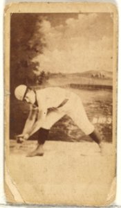 Card 3, from the Girl Baseball Players series (N48, Type 1) for Virginia Brights Cigarettes MET DP827384