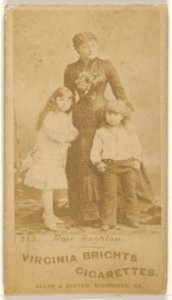 Card 332, Rose Coghlan, from the Actors and Actresses series (N45, Type 1) for Virginia Brights Cigarettes MET DP830424
