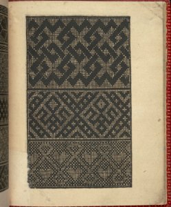 Ce est ung tractat de la noble art de leguille ascavoir ouvraiges de spaigne... page 8 (verso) MET DP355618
