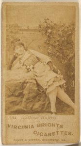 Card 335, Lillian Walters, from the Actors and Actresses series (N45, Type 1) for Virginia Brights Cigarettes MET DP830556