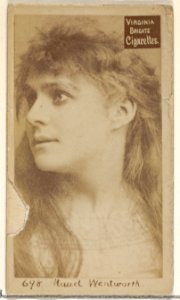Card 698, Maud Wentworth, from the Actors and Actresses series (N45, Type 2) for Virginia Brights Cigarettes MET DP831014