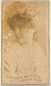 Card 706, from the Actors and Actresses series (N45, Type 5) for Virginia Brights Cigarettes MET DP830615