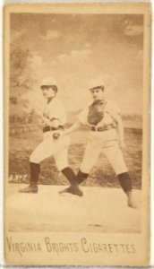Card 7, from the Girl Baseball Players series (N48, Type 1) for Virginia Brights Cigarettes MET DP827387