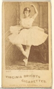 Card 466, Palladina, from the Actors and Actresses series (N45, Type 1) for Virginia Brights Cigarettes MET DP829838
