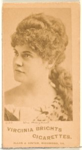 Card 480, Von Hubgnert, from the Actors and Actresses series (N45, Type 1) for Virginia Brights Cigarettes MET DP829566