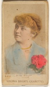 Card 664, Miss Engel, from the Actors and Actresses series (N45, Type 1) for Virginia Brights Cigarettes MET DP830447
