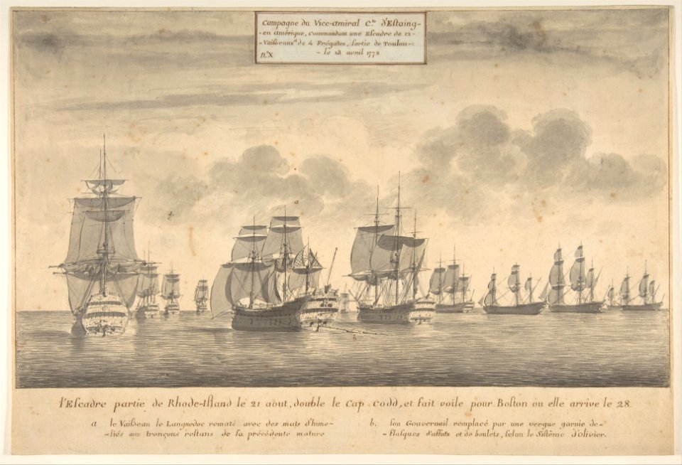 Campagne du Vice-amiral Cte d'Estaing MET DP807894