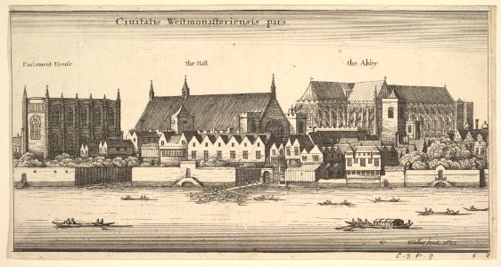 Ciuitatis Westmonasteriensis pars (Westminster from the River) MET DP823334