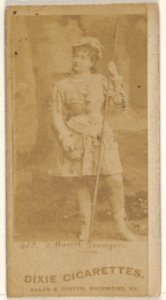Card 412, Maud Granger, from the Actors and Actresses series (N45, Type 1) for Dixie Cigarettes MET DP830454