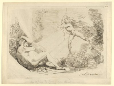 Chrysogone Conceives, in a Ray of Sunshine, Amoretta and Belphoebe (Edmund Spenser, "The Faerie Queene, III, vi) MET DP854872
