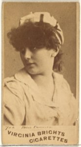 Card 700, Miss Emerson, from the Actors and Actresses series (N45, Type 1) for Virginia Brights Cigarettes MET DP829527