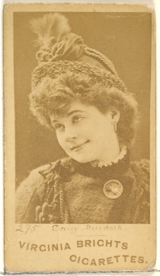 Card 295, Daisy Murdoch, from the Actors and Actresses series (N45, Type 1) for Virginia Brights Cigarettes MET DP829942