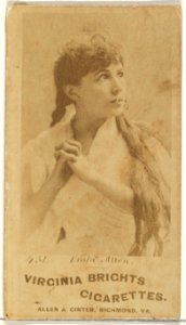 Card 431, Viola Allen, from the Actors and Actresses series (N45, Type 1) for Virginia Brights Cigarettes MET DP828871