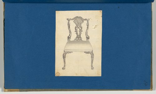 Chair, in Chippendale Drawings, Vol. I MET DP-14278-021