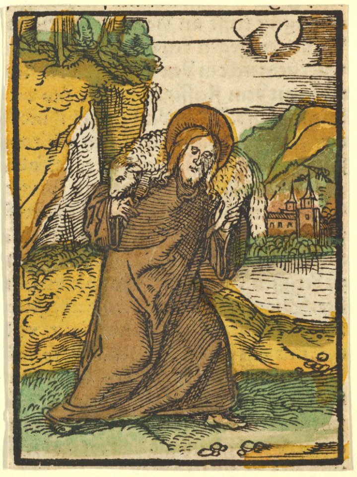 Christ as Good Shepherd, from Das Plenarium MET DP849942