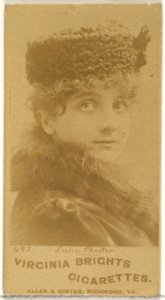 Card 482, Leslie Chester, from the Actors and Actresses series (N45, Type 1) for Virginia Brights Cigarettes MET DP829366