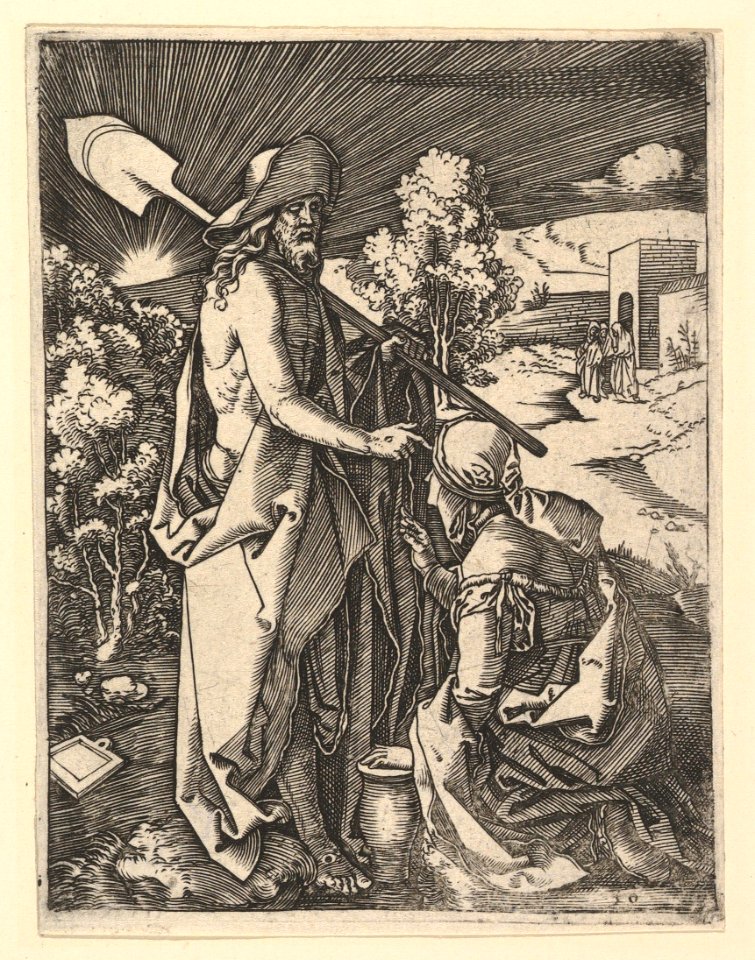 Christ Appearing to the Magdalen as a gardener, after Dürer MET DP820335